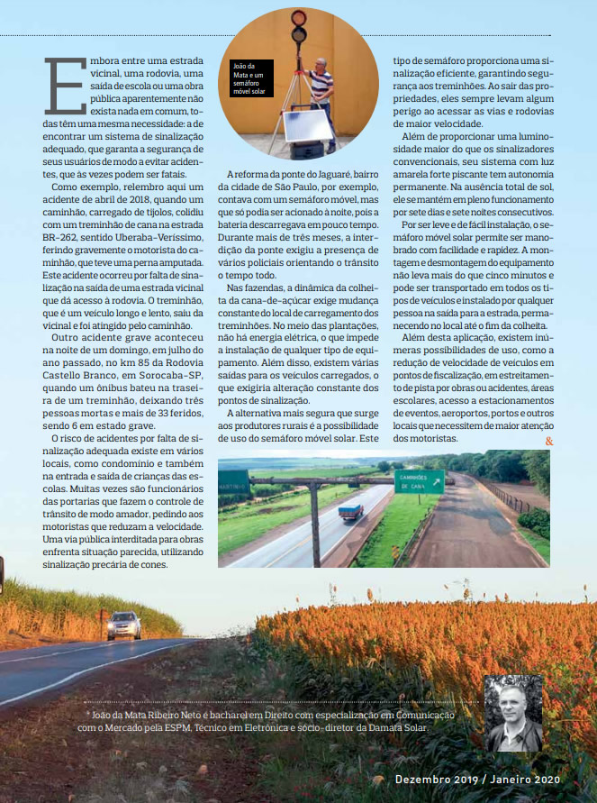 Artigo segurança nas Fazendas e nas Estradas