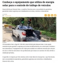 Conheça o Equipamento que Utiliza de Energia Solar para o Controle de Tráfego de Veículos