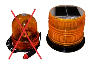 Super Giroflex Solar - Sinalizador Magnético Eletrônico Strobo - DS 1800 - FOTO 2