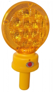 Sinalizador Viário Eletrônico Super 12 Leds Foto Sinalizador Viário Eletrônico Super 12 Leds